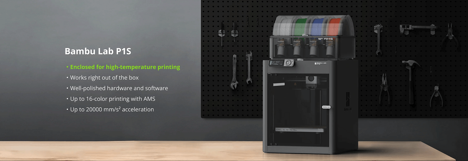 Bambu P1S 3D Printer detail image (1)