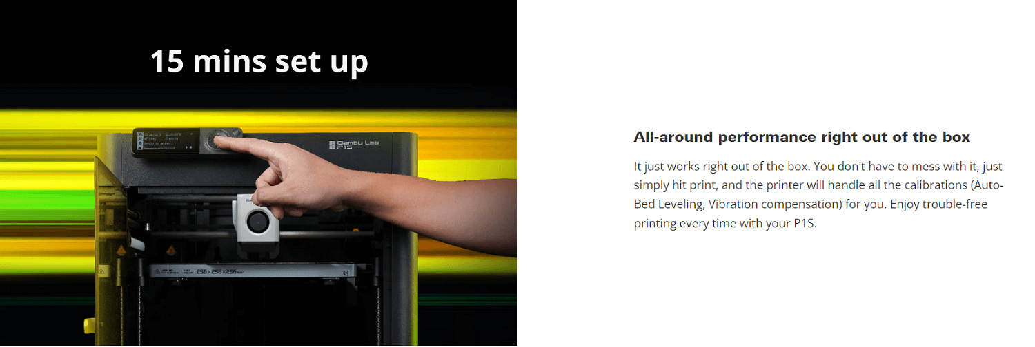 Bambu P1S 3D Printer detail image (2)