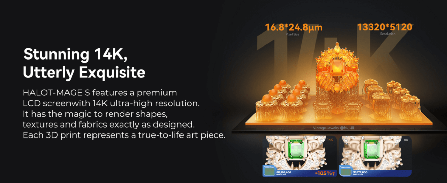 Creality Halot Mage S 3D Printer detail image (3)