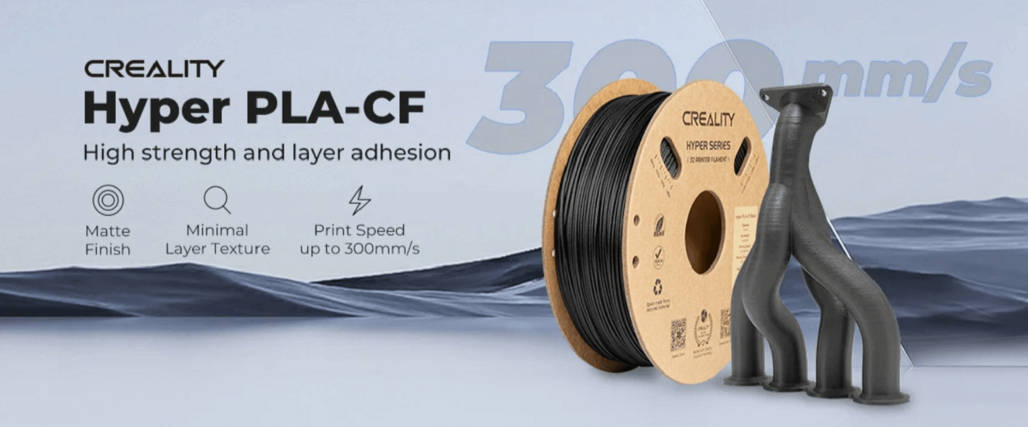 Creality Hyper PLA-CF 3D Printing Filament detail image (1)
