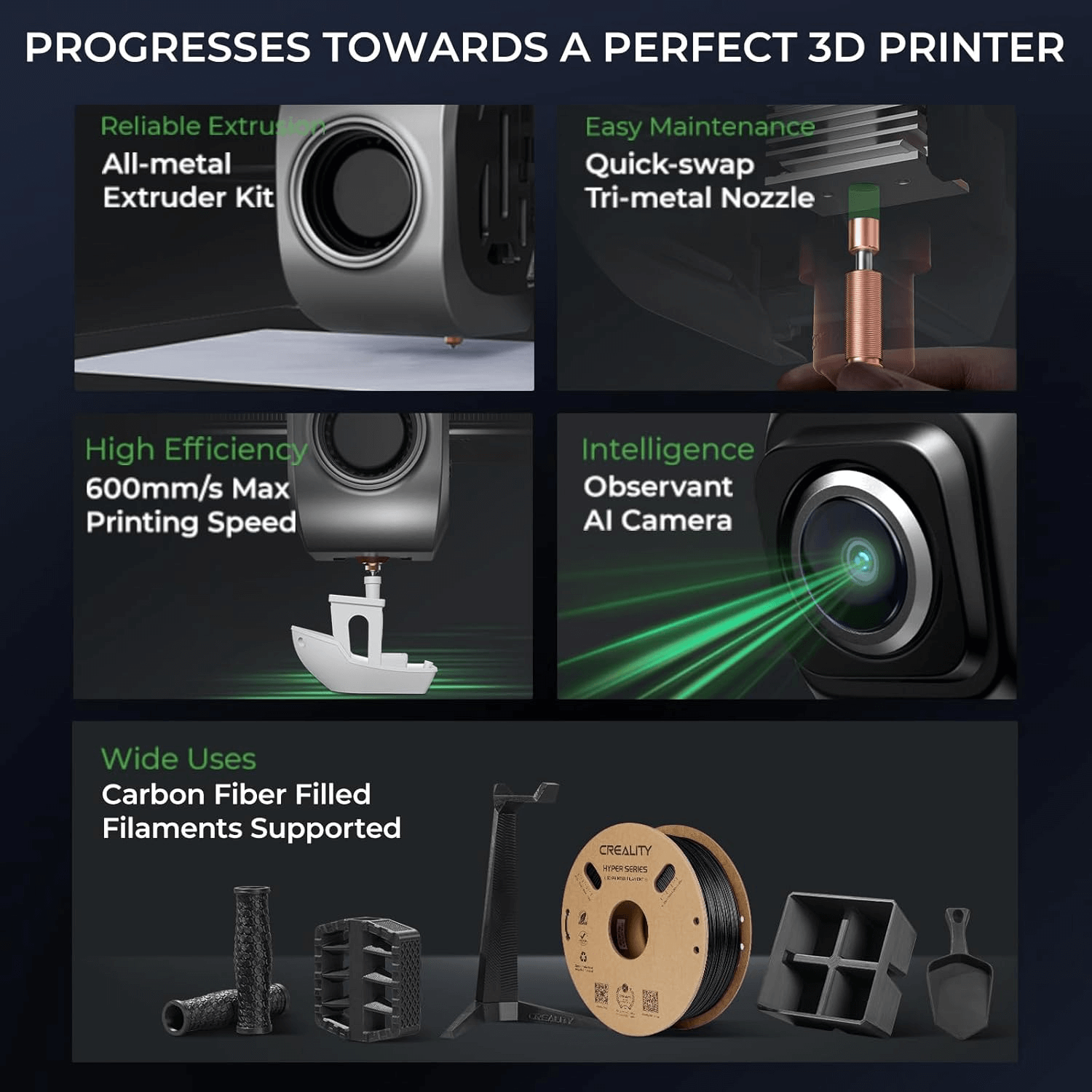 Creality K1 C 3D Printer detail image (3)