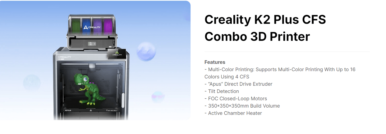 Creality K2 Plus Combo 3D Printer detail image (3)