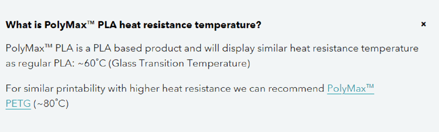 Polymaker Polymax PLA 3D Printing Filament detail image (4)