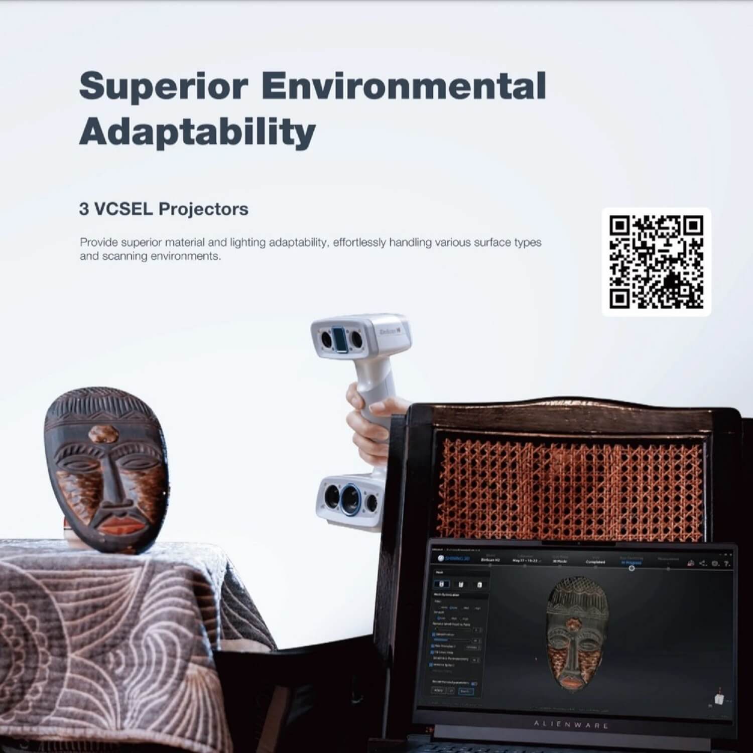 Shining Einscan H2 3D Scanner detail image (3)