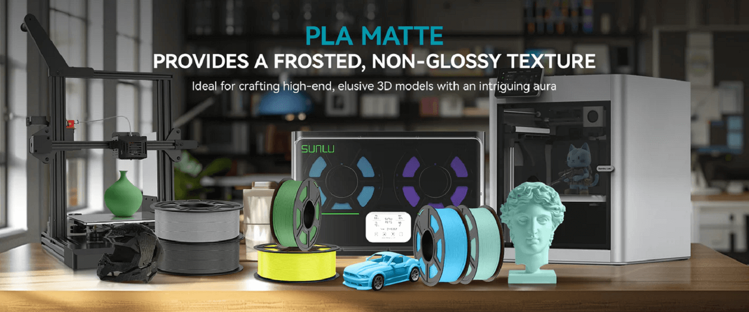 Sunlu PLA MATTE 3D Printing Filament detail image (6)