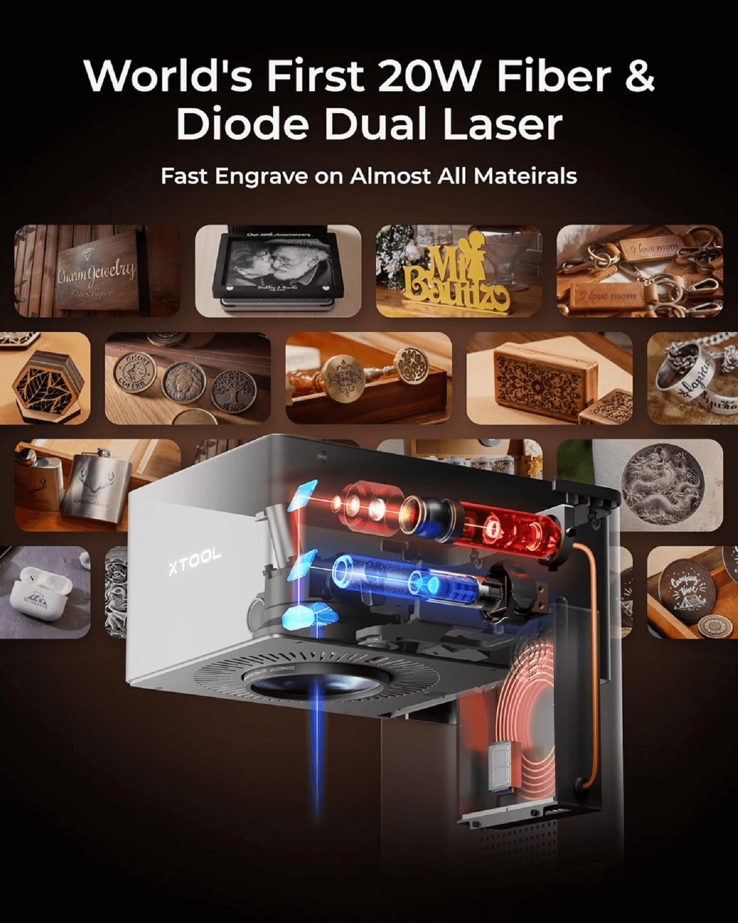xTool F1 Ultra Laser Engraving Machine detail image (3)