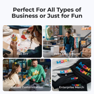 Vibrant DTF print on cotton shirt