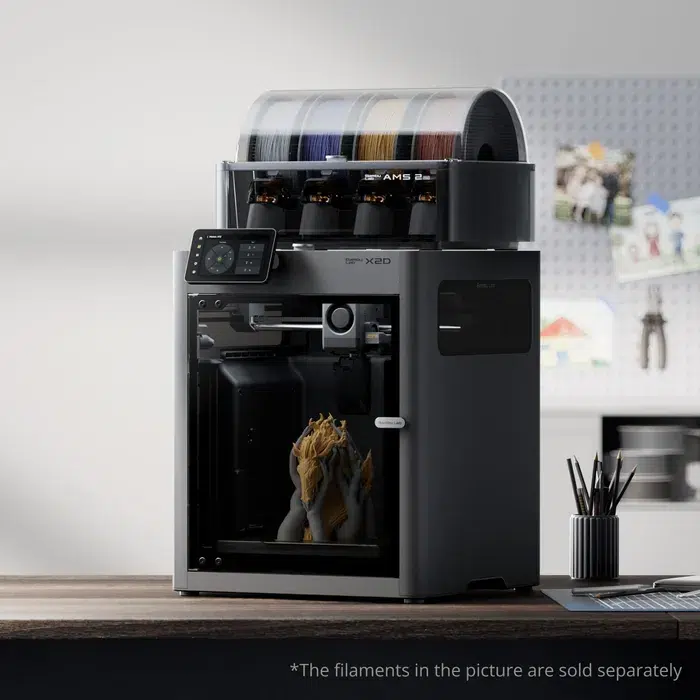 X2D 3D printer dual nozzle system