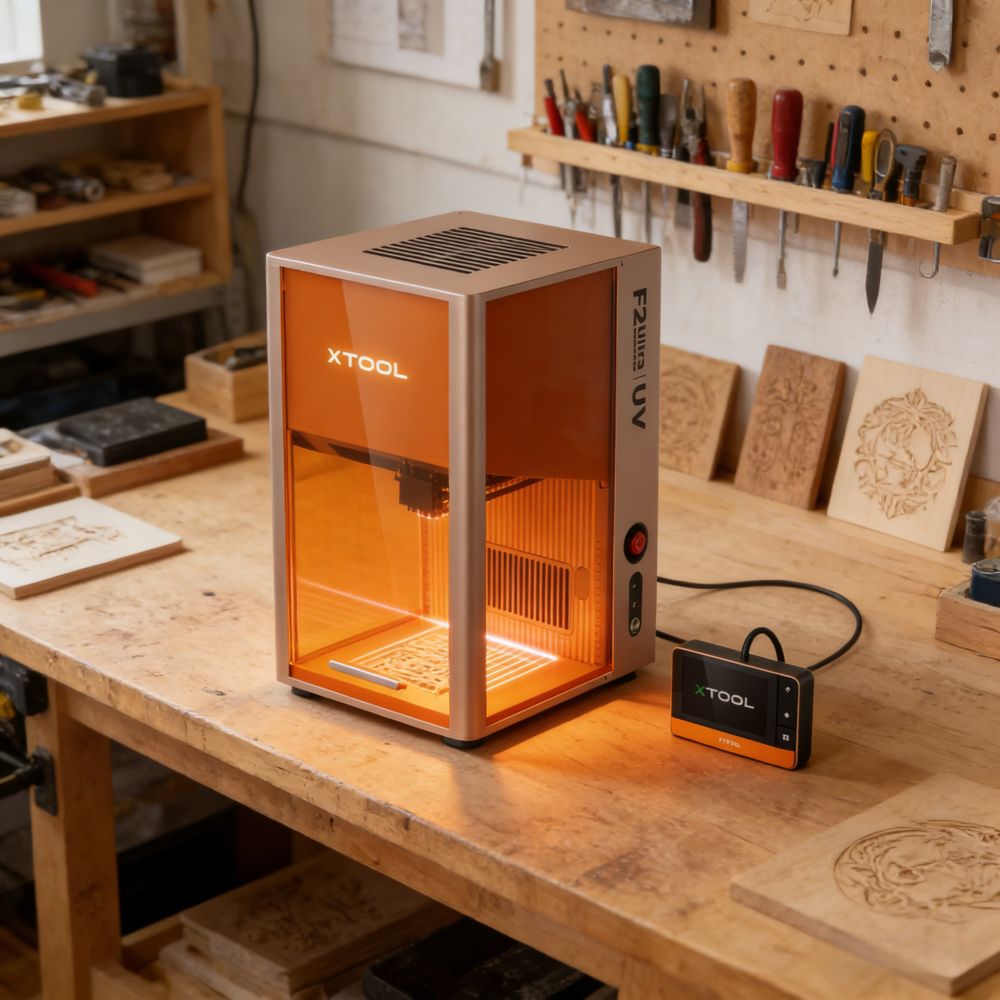 F2 Ultra UV laser engraver machine overview