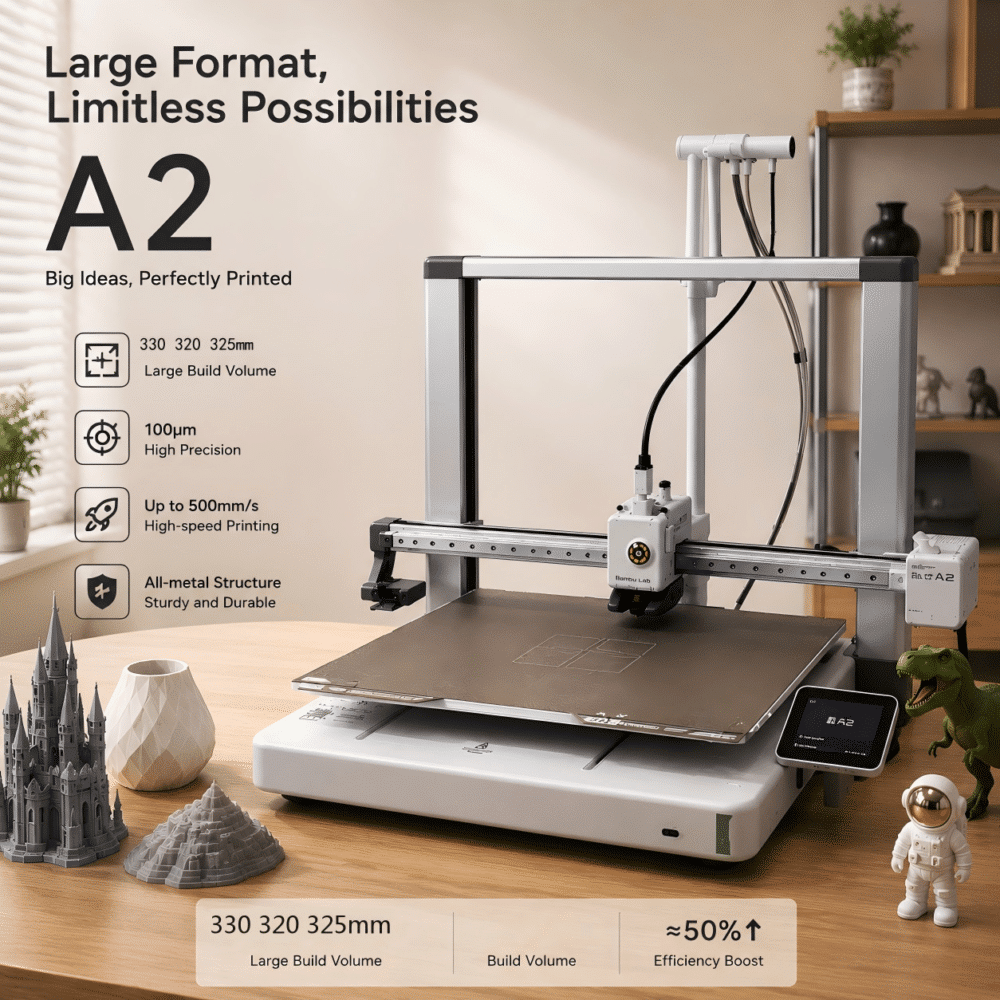 Bambu Lab A2L Large Format 3D Printer