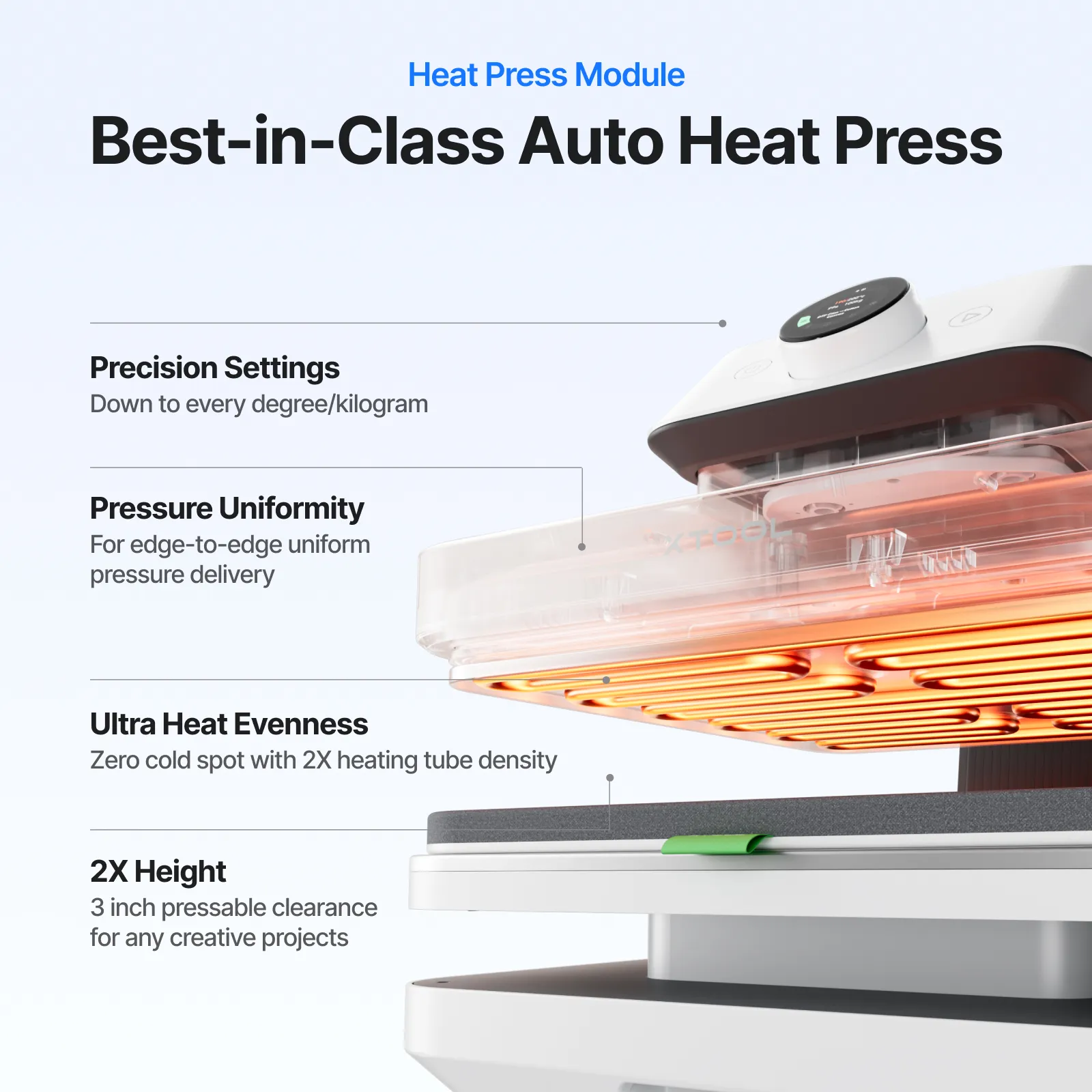 15 inch heat press platen