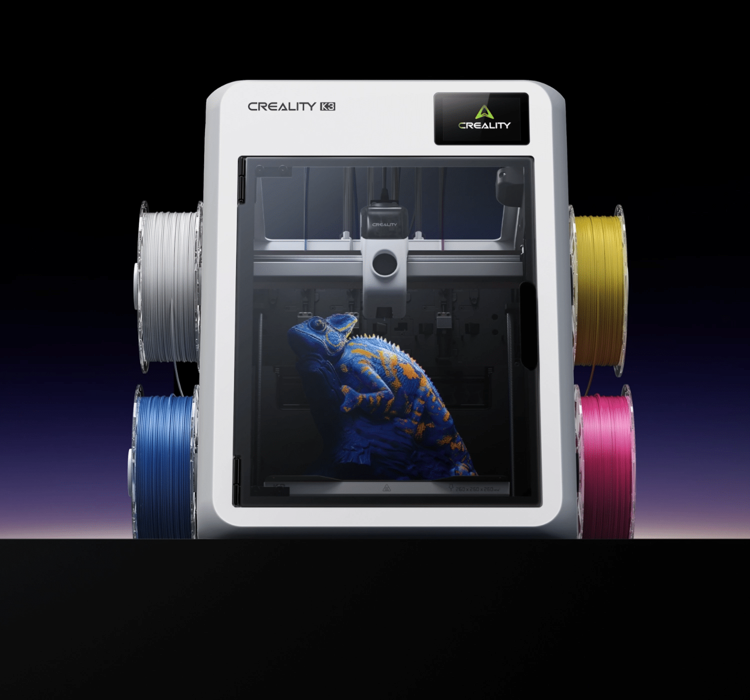 Multicolor FDM printed decorative model